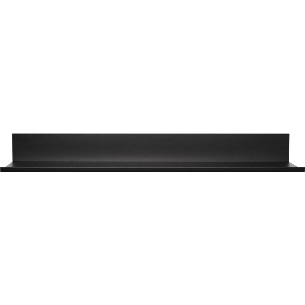 Hangman 24-Inch No-Stud Floating Shelf (Black Powder Coat) - 2.5in Height x 23.9in Width x 4.6in Depth x 4.6in Length - Durable, Rust Proof, Damage Resistant, Sturdy, Easy to Clean - Black - Aluminum