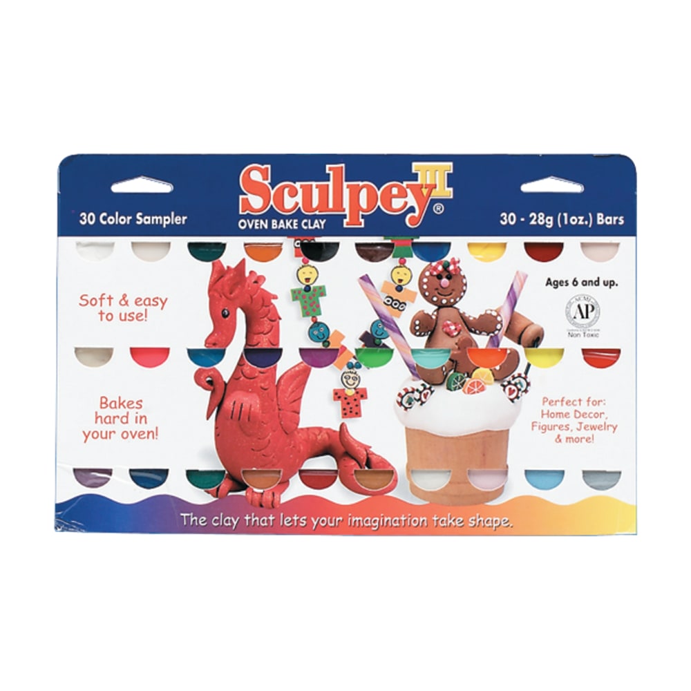 Sculpey III Sampler Color Set, Assorted Colors