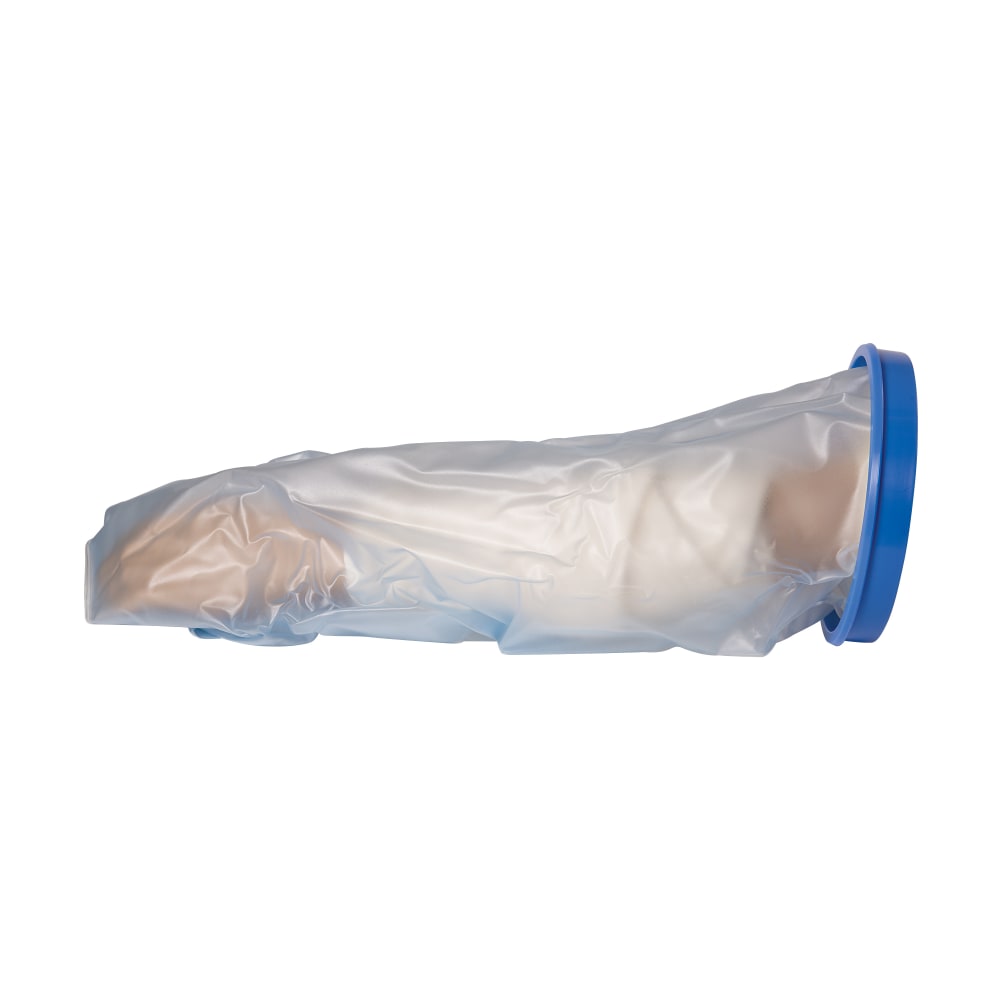 DMI Waterproof Leg Cast Protector, 23in Adult Short, Clear