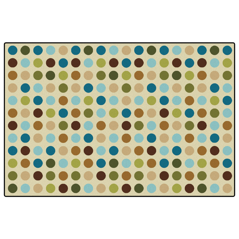 Carpets for Kids KID$Value Rugs Microdots Decorative Rug, 4ft x 6ft, Tan