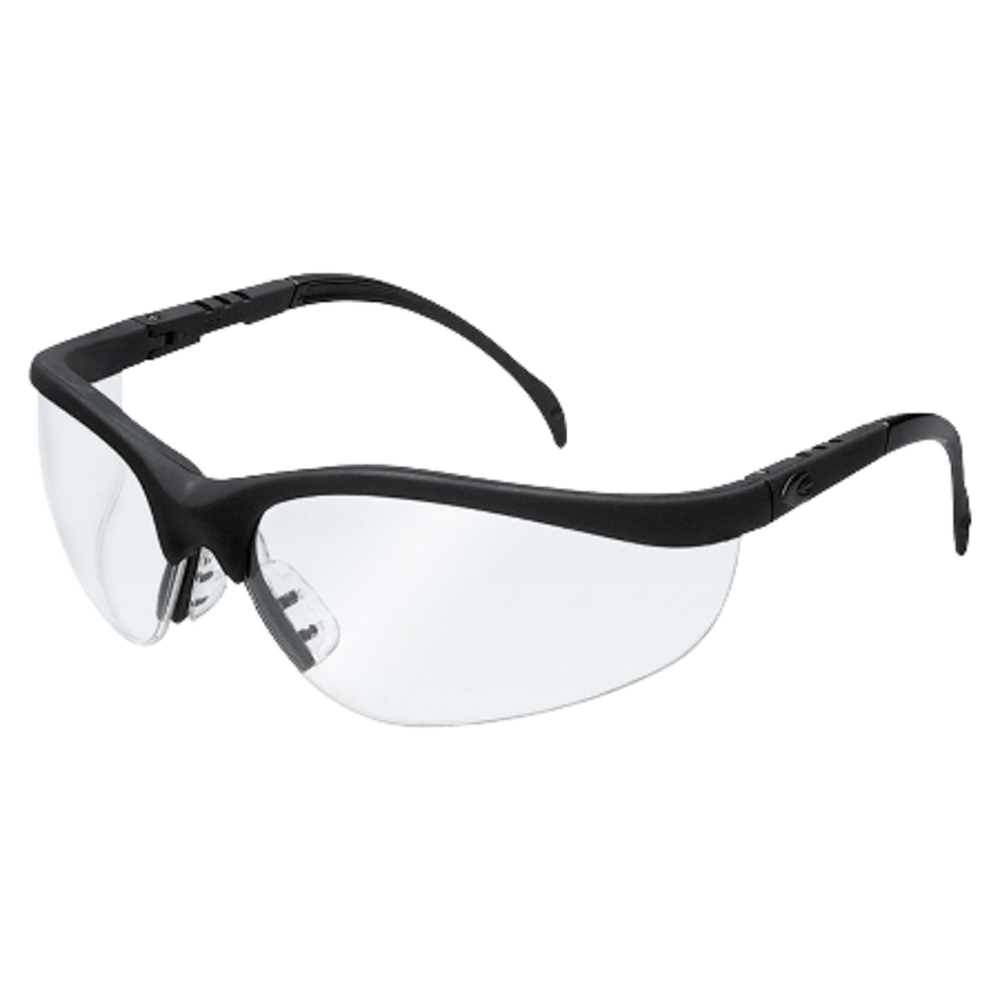 MCR Safety Klondike Unisex Protective Goggles, Matte Black