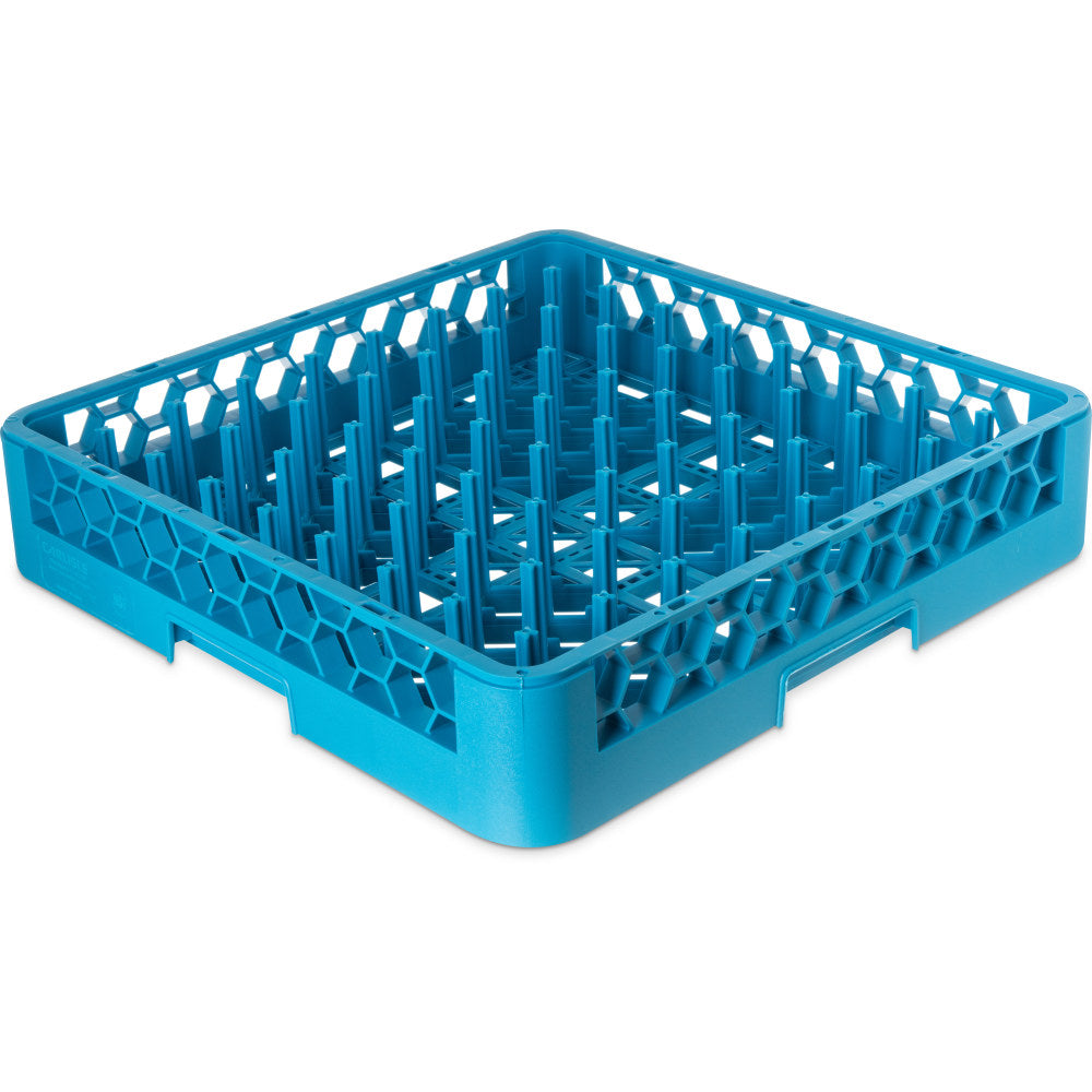 OptiClean Tall Peg Plate And Tray Rack, 19 7/8inH x 19 7/8inW x 4inD, Blue