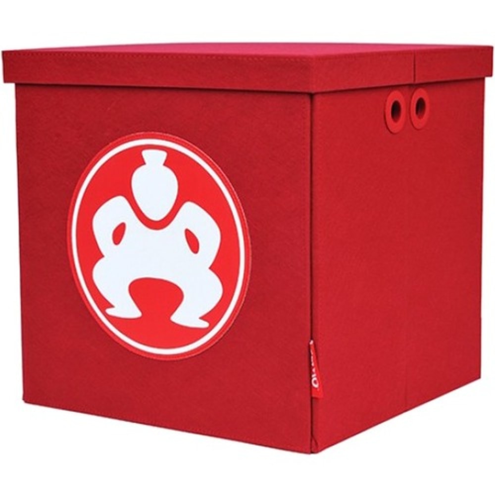 Sumo 18in Folding Furniture Cube, Large Size, Red