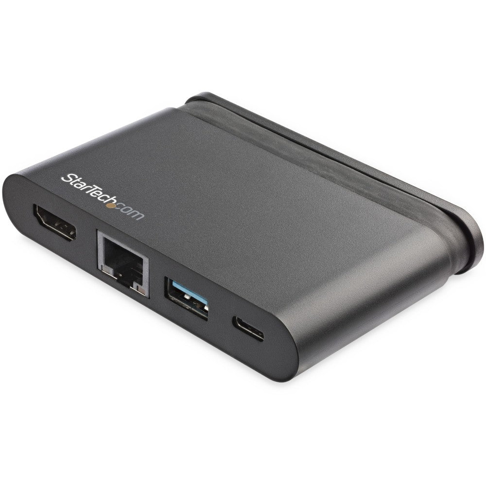 StarTech.com USB C Multiport Adapter with HDMI - 4K - Mac / Windows - 1xA + 1xC - 100W PD 3.0 (92W Laptop Charging - GbE - Wraparound Cable - USB C multiport adapter with HDMI turns your MacBook Pro or Windows USB-C laptop into a portable workstation U