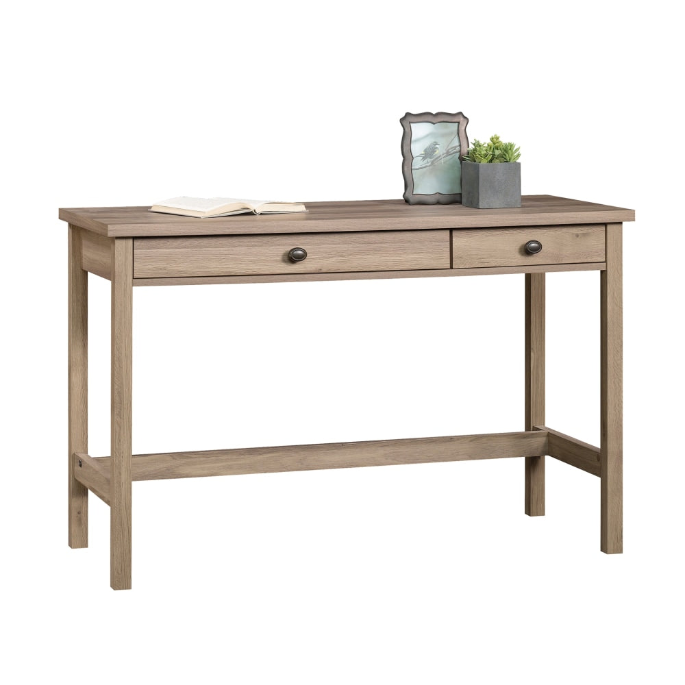 Sauder Country Line 48inW Writing Desk, Salt Oak