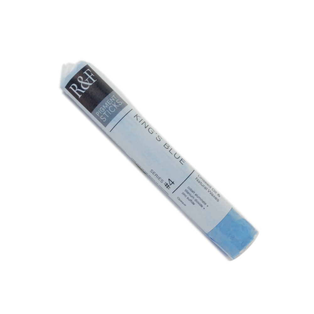 R & F Handmade Paints Pigment Sticks, 38 mL, Kings Blue, Pack Of 2