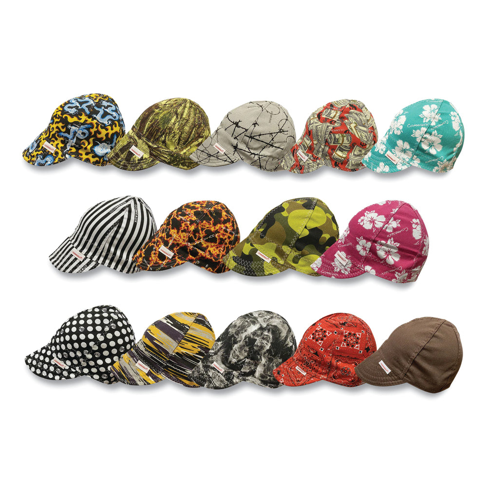 Deep Round Crown Caps, Size 6 3/4, Assorted