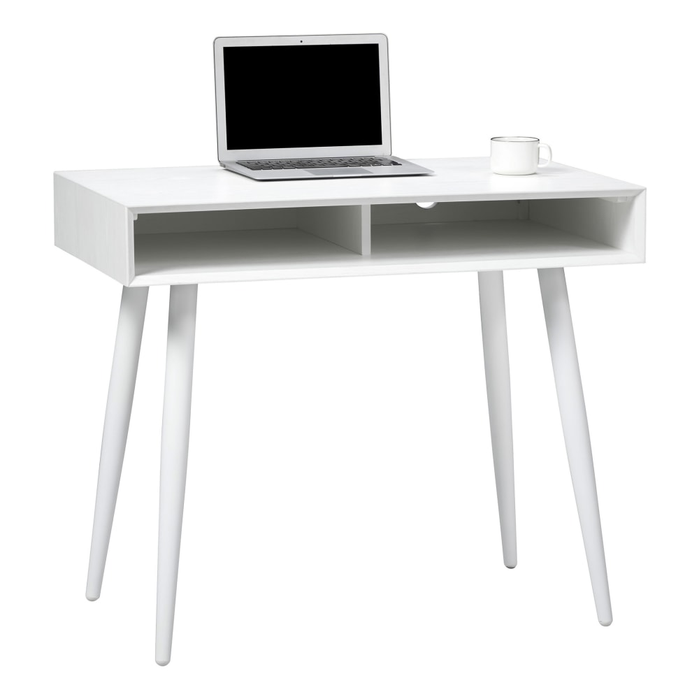 Realspace Lanzi 35inW Student Computer Desk, White