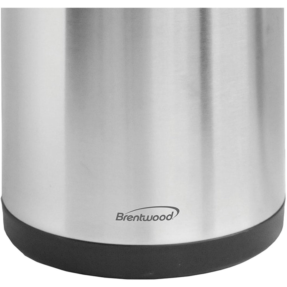 Brentwood Air Pot CTSA-2500 Vacuum Flask - 2.6 quart (2.5 L) - Brushed Stainless Steel