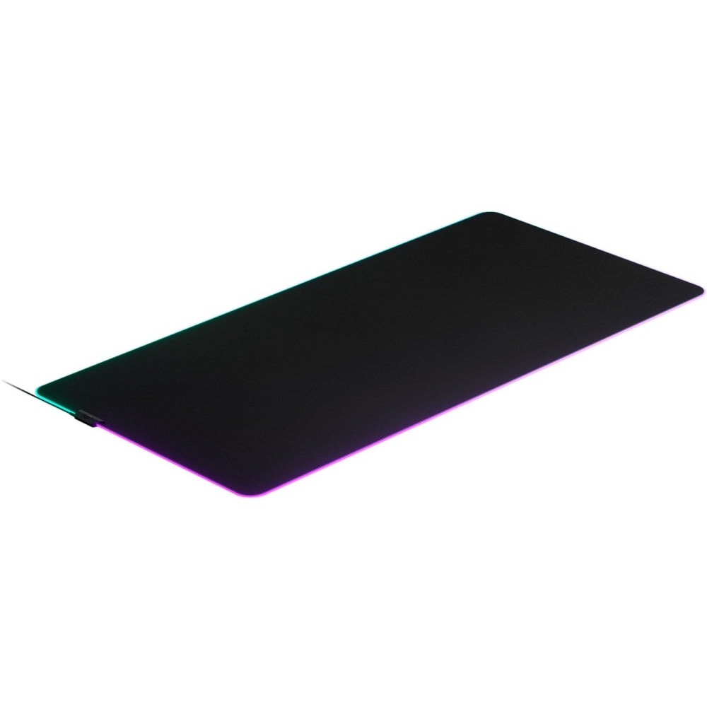 SteelSeries Cloth RGB Gaming Mousepad - 0.16in x 48.03in x 23.23in Dimension - Silicon, Rubber - Anti-slip - Retail