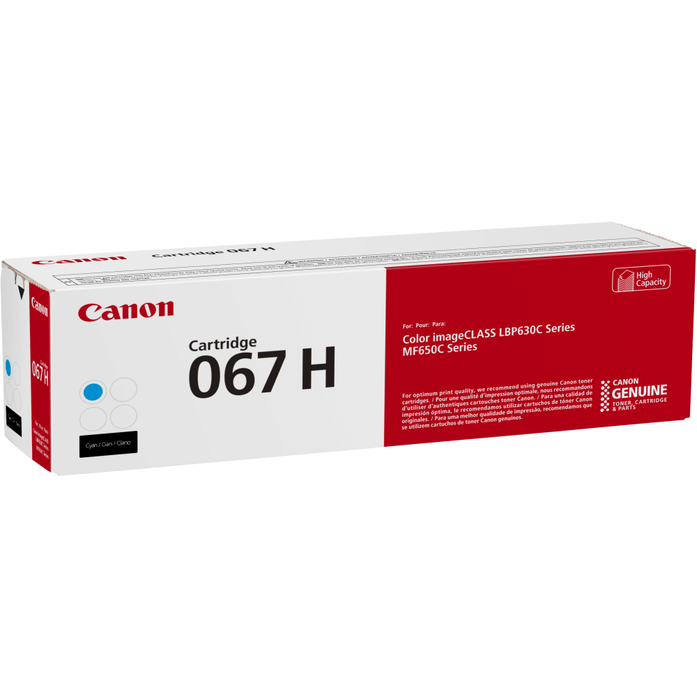 Canon 67 Cyan High Yield Toner Cartridge, 5105C001