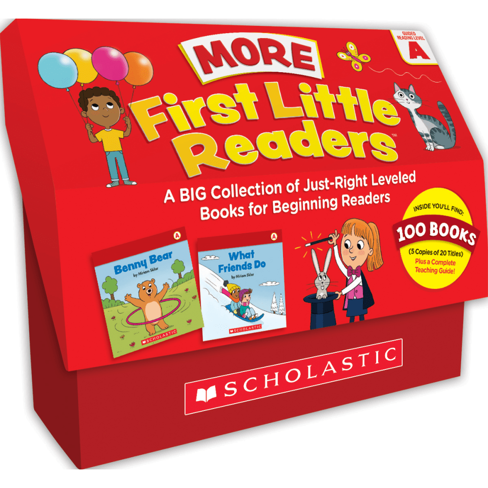 Scholastic Teacher Resources First Little Readers Books, Reading, Pre-K, Pack Of 101 Books