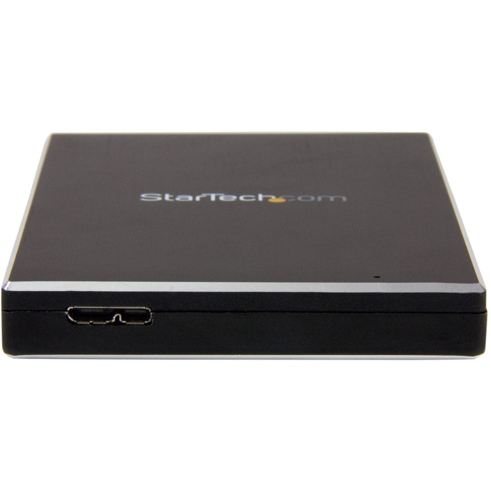 StarTech.com 2.5in External Hard Drive Enclosure - Supports UASP - Aluminum - USB 3.1 Enclosure - SSD/HDD Enclosure