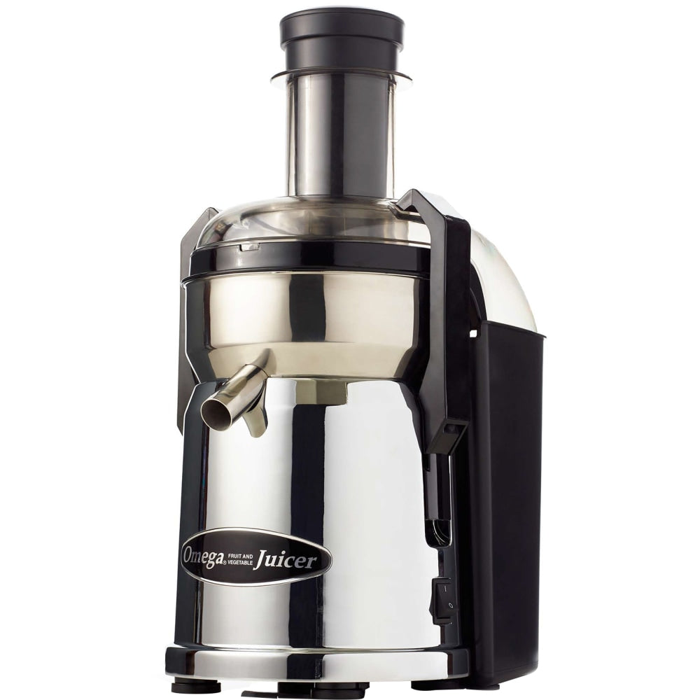 Omega MMC500C Wide Mouth Heavy-Duty Juicer, Silver