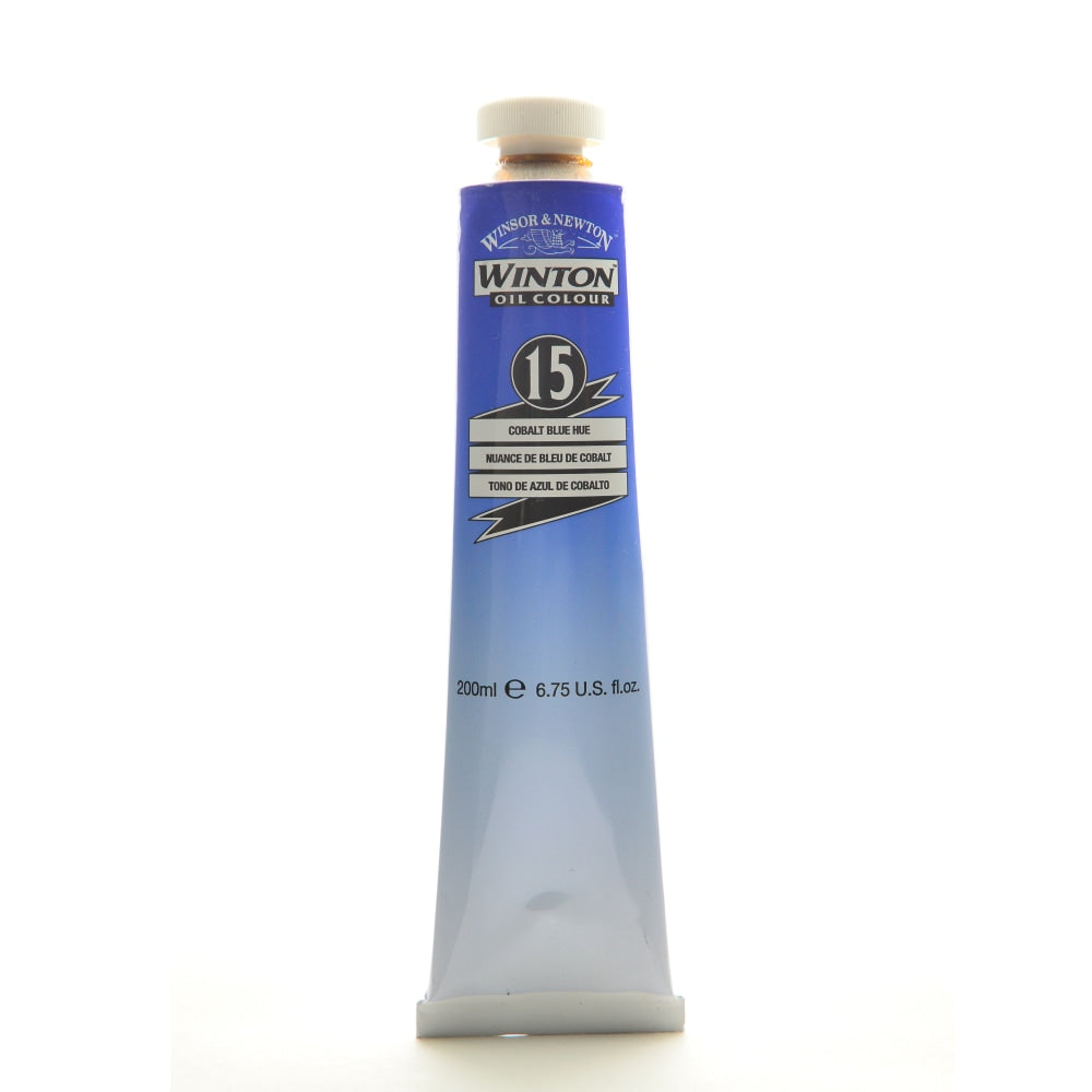 Winsor & Newton Winton Oil Colors, 200 mL, Cobalt Blue Hue, 15