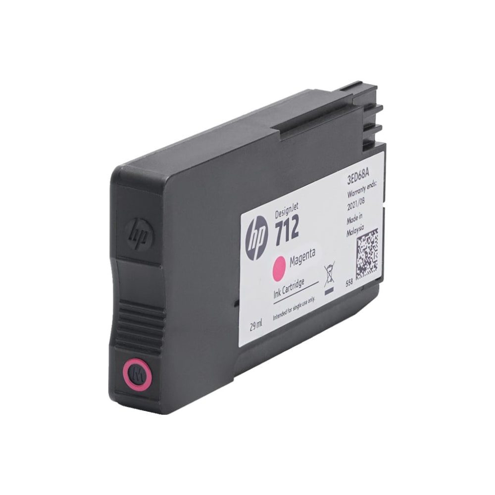 HP 712 DesignJet Magenta Ink Cartridge, 3ED68A