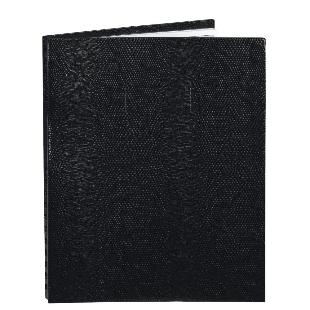 Blueline NotePro 50% Recycled Notebook, 8 1/2in x 11in, College Ruled, 100 Sheets, Lizard-Like Black