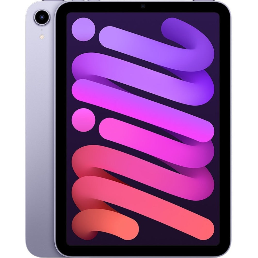 Apple iPad mini (6th Generation) Tablet, 8.3in Touchscreen, 4GB Memory, 64GB Storage, iPadOS 15, Purple, Apple A15 Bionic SoC