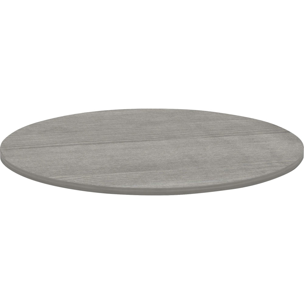 Lorell Round Conference Tabletop, 48in, Weathered Charcoal