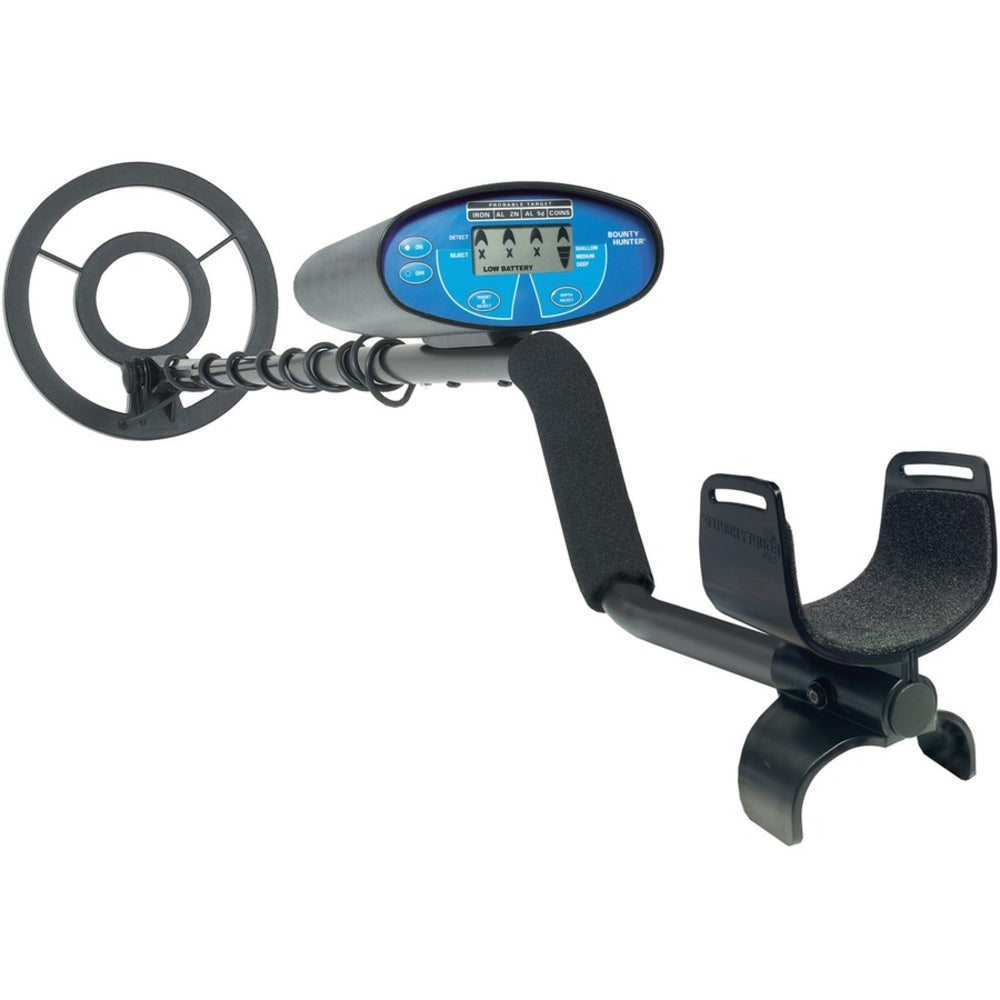 Bounty Hunter Quick Silver Metal Detector, Black