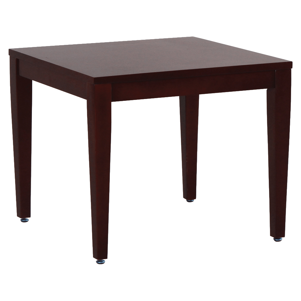 Lorell 24inW Solid Wood Corner Desk Table, Mahogany