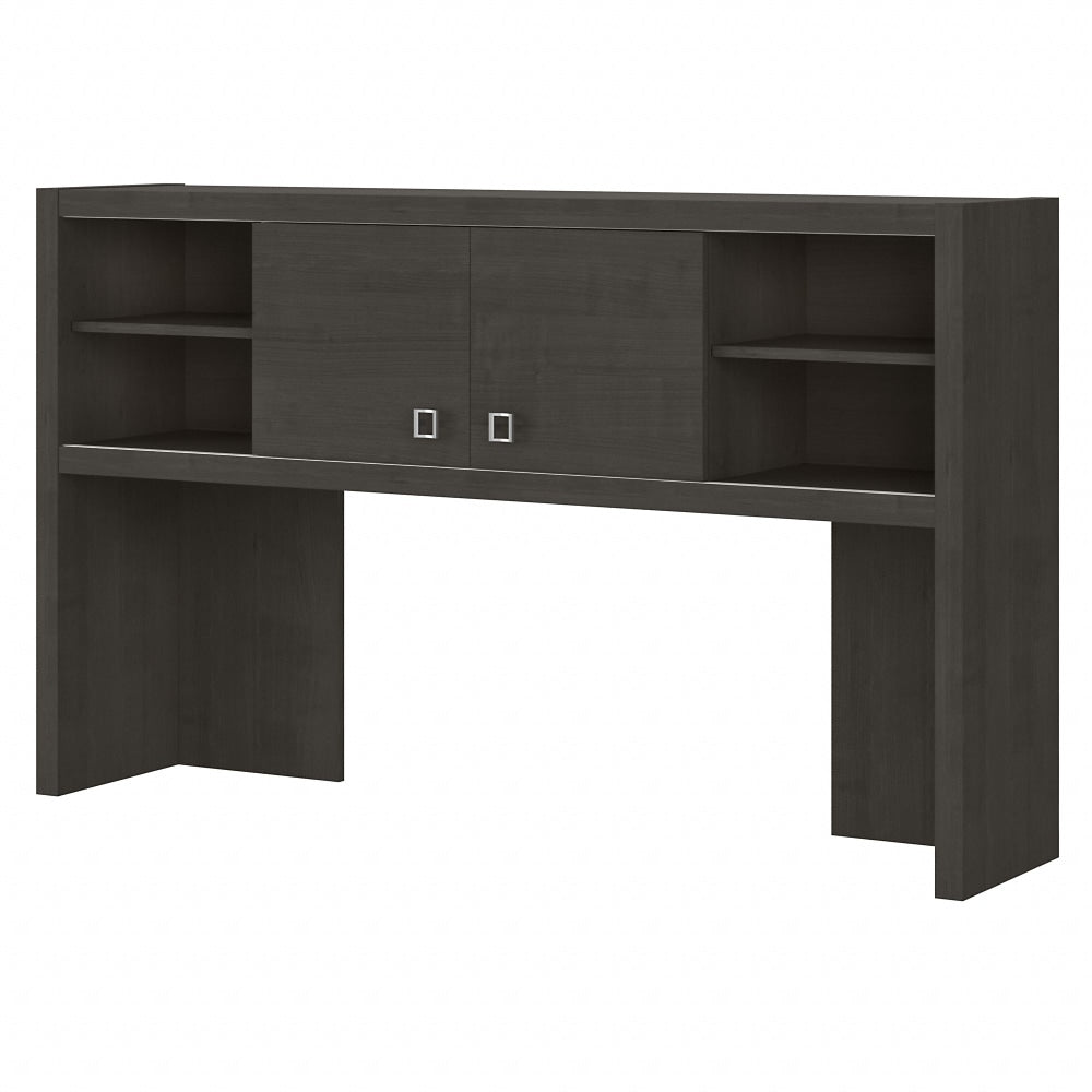 Bush Business Furniture Echo 60inW Hutch, Charcoal Maple, Standard Delivery