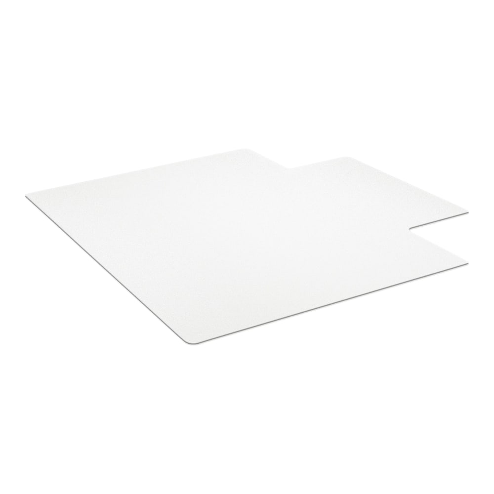 ES Robbins EverLife - Chair mat for office, home - rectangular with lip - 44.88 in x 52.76 in - clear