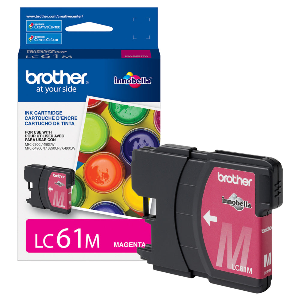 Brother LC61 Magenta Ink Cartridge, LC61M