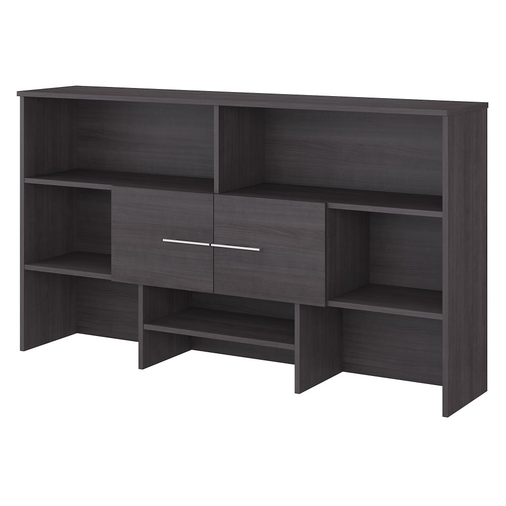 Bush Business Furniture Office 500 72inW Desk Hutch, Storm Gray, Standard Delivery