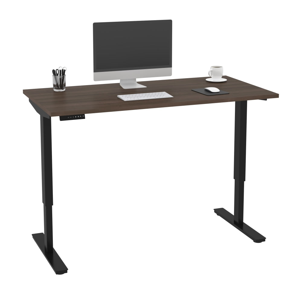 Bestar Universel Electric 60inW Standing Desk, Electric, Antigua