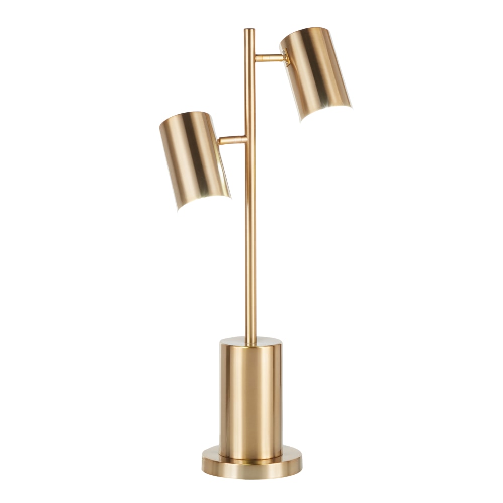 LumiSource Cannes Table Lamp, 27inH, Gold