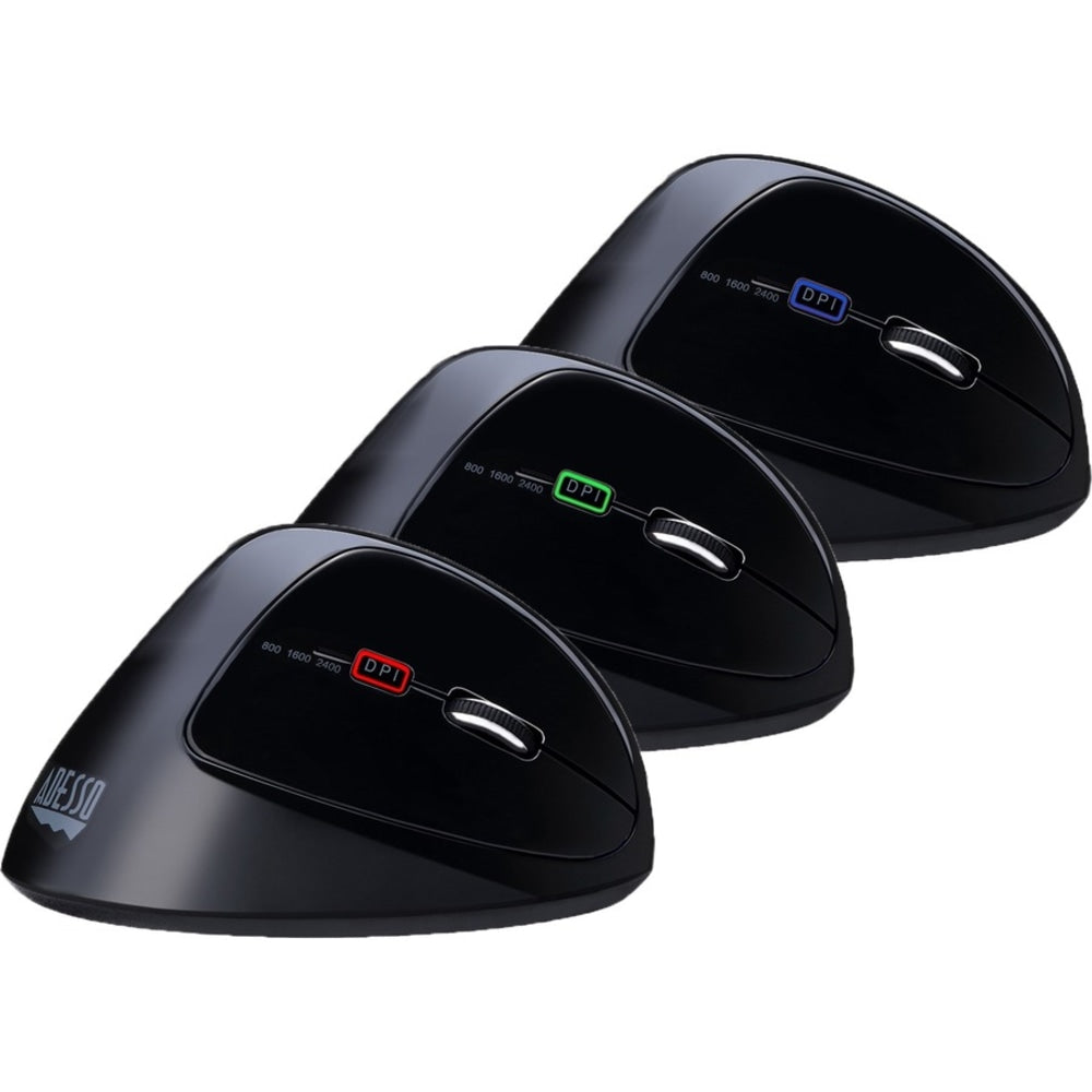 Adesso iMouse E30 Wireless RF Right-Handed Vertical Optical Mouse