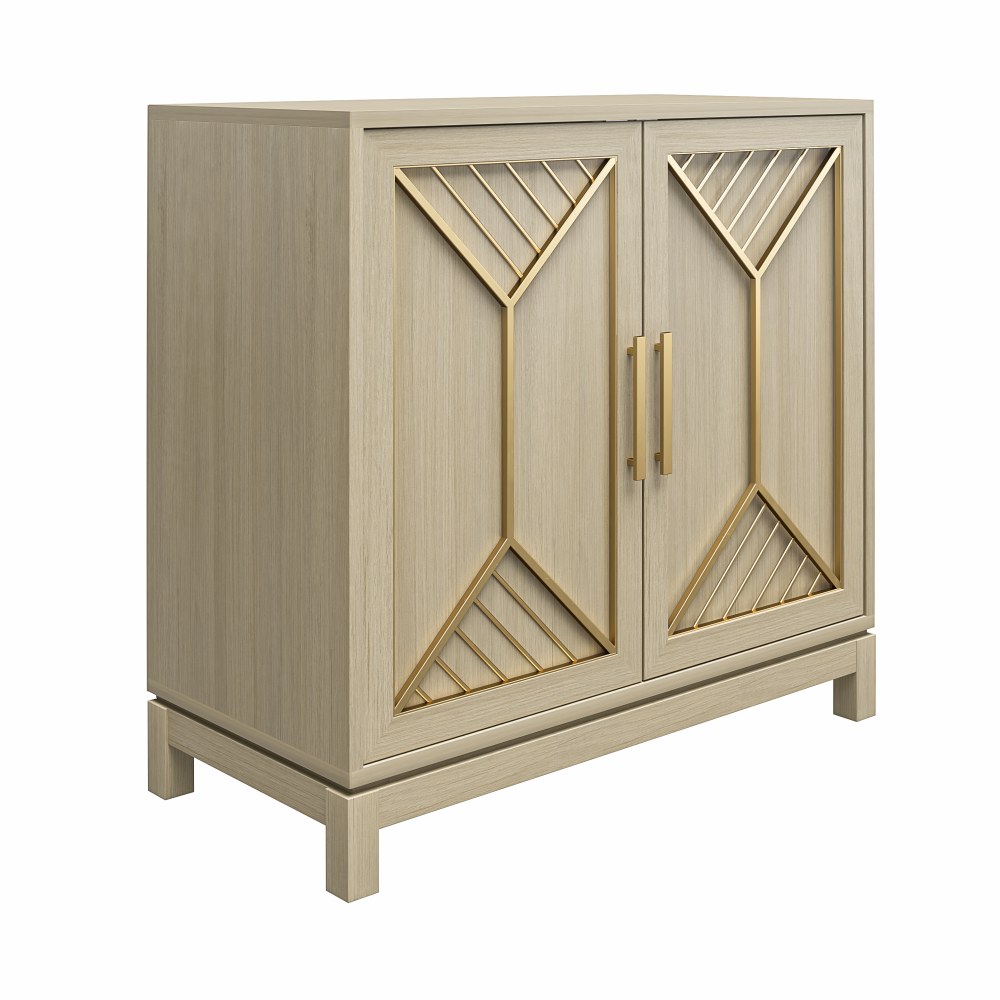 Ameriwood Home Mr. Kate Neely 34inW Accent Cabinet, Pale Oak