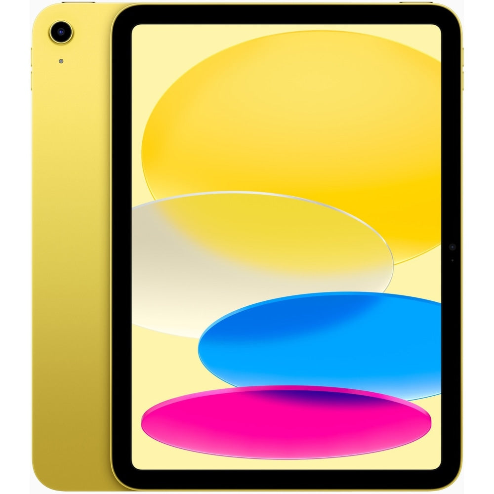 Apple iPad Tablet, 10.9in Touch Screen, 4GB Memory, 64GB Storage, Yellow