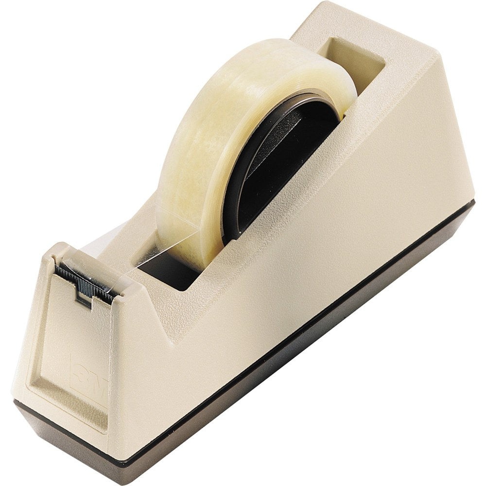 Scotch Tabletop Tape Dispenser, 3in Core, Beige