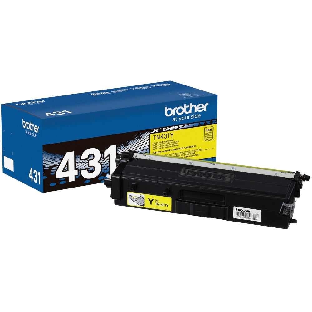 Brother TN-431 Yellow Toner Cartridge, TN-431Y