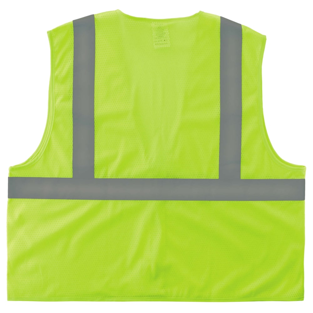 Ergodyne GloWear Safety Vest, Super Econo, Type-R Class 2, Large/X-Large, Lime, 8205Z