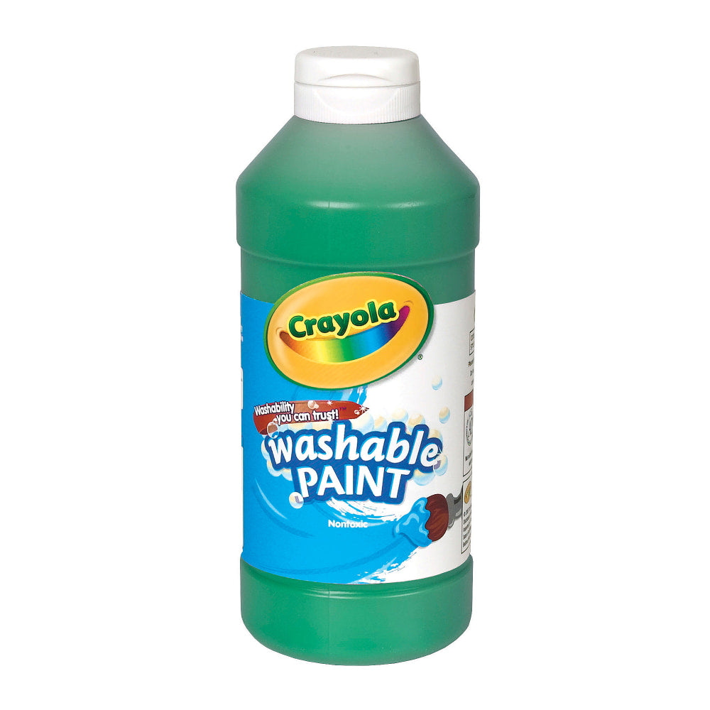 Crayola Washable Paint, Green, 16 Oz