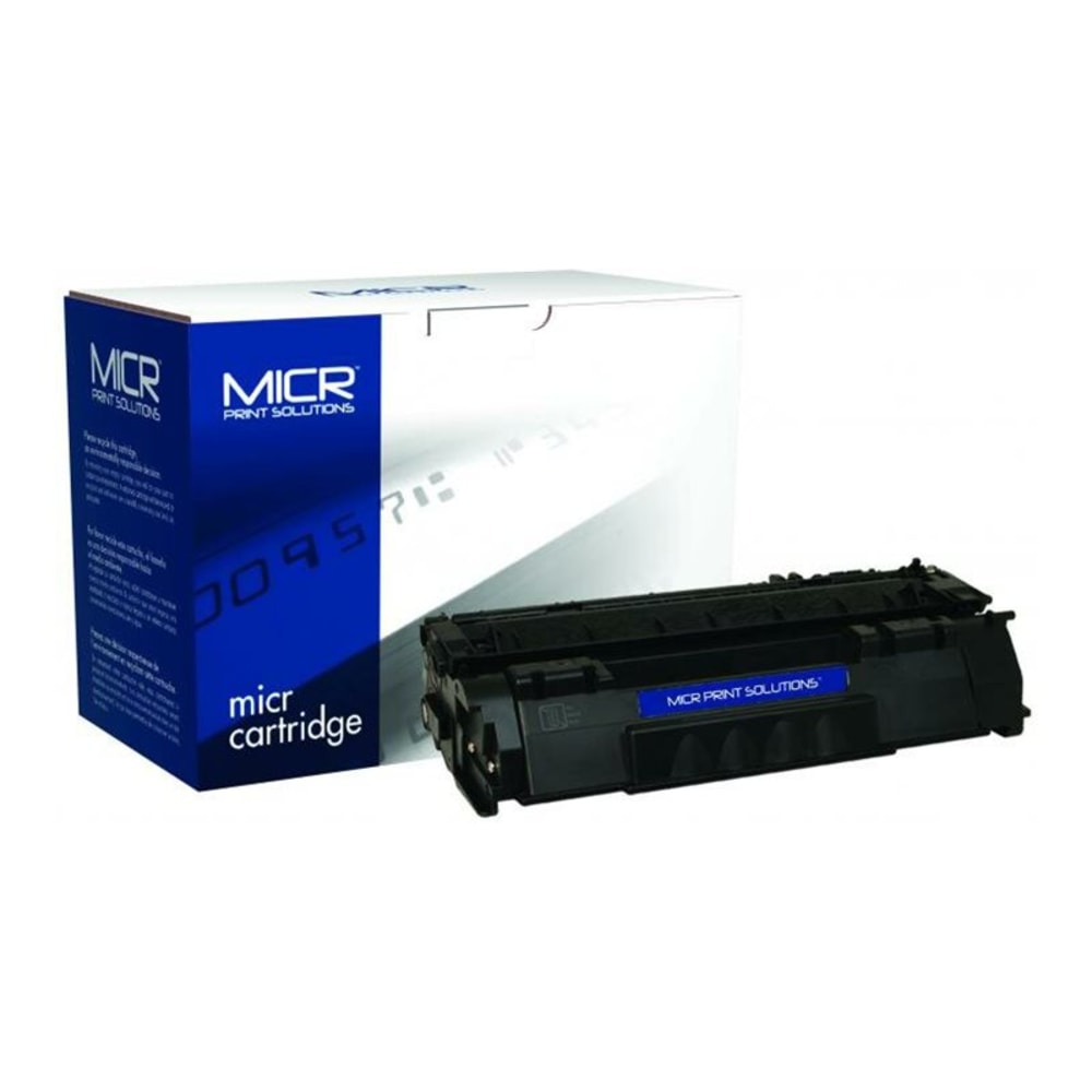 MICR Print Solutions Black Toner Cartridge Replacement For HP 53A, Q7553A, MCR53AM