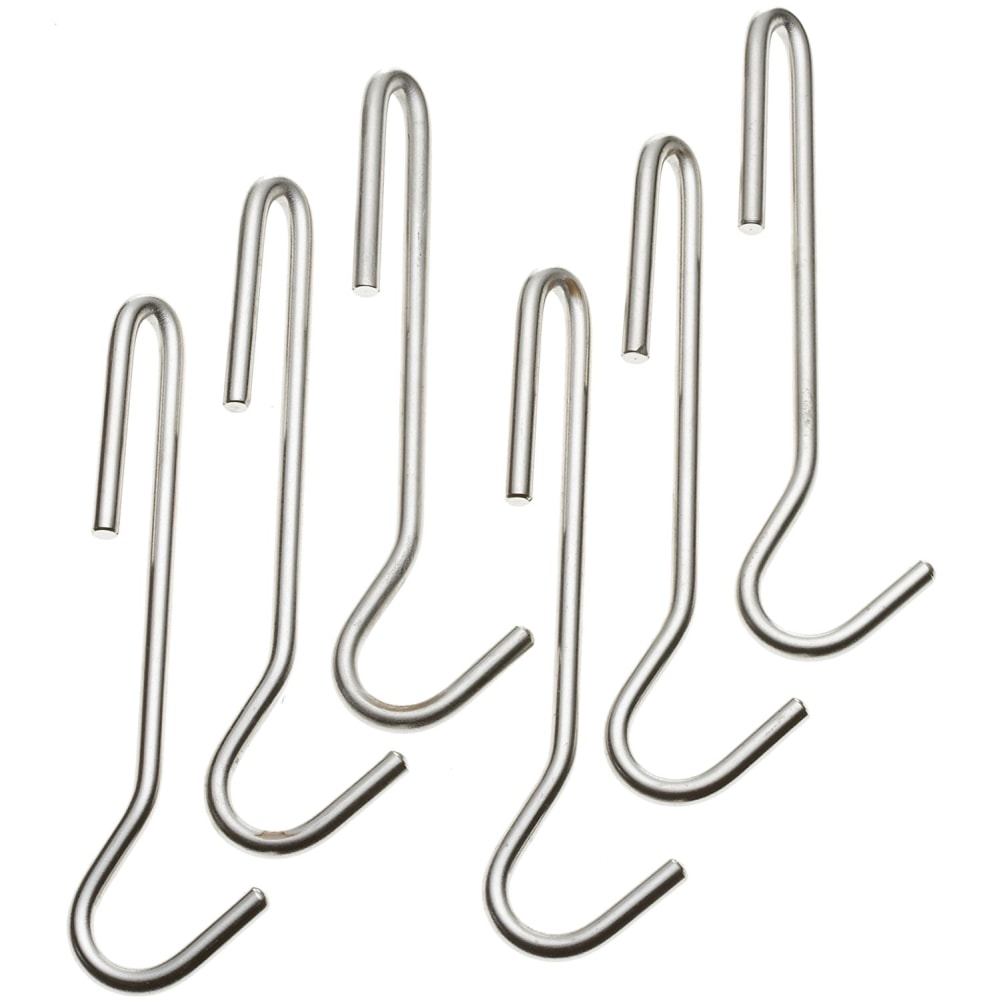 Cuisinart Universal Pot Rack Hooks, Silver, Set Of 6 Hooks