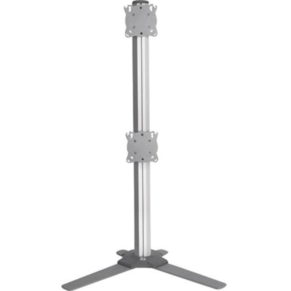 Chief KONTOUR K3 Free-Standing 1x2 Static Array - Up to 30in Screen Support - 30 lb Load Capacity - HDTV, LCD, LED, Touchscreen Display Type Supported22.7in Width - Desktop - Silver