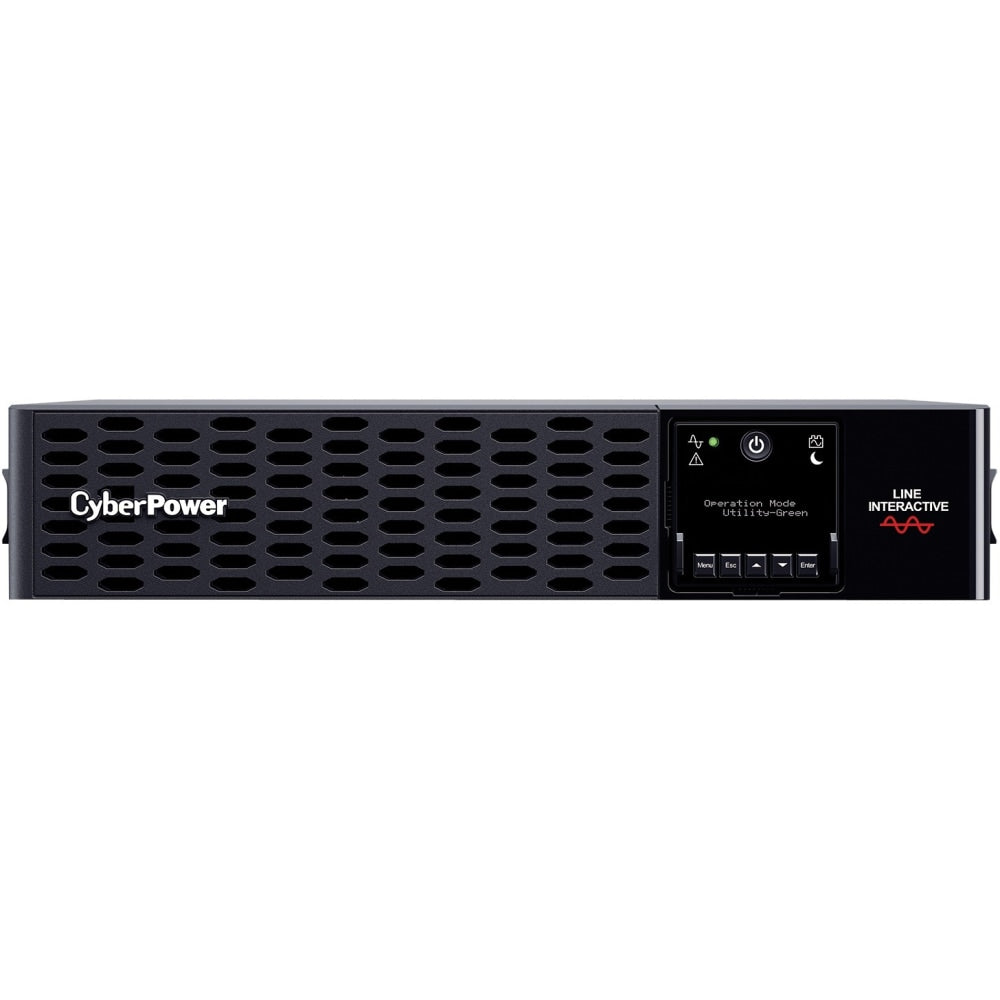 CyberPower PR2200RT2UN New Smart App Sinewave UPS Systems - 2200VA/2200W, 120 VAC, NEMA L5-30P, 2U, Rack / Tower, Sine Wave, 8 Outlets, LCD, PowerPanel Business, $400000 CEG, 3YR Warranty