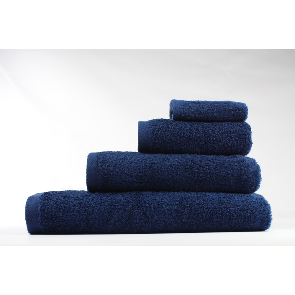 1888 Mills Millennium Bath Towels, 35in x 68in, Navy, Set Of 24 Towels