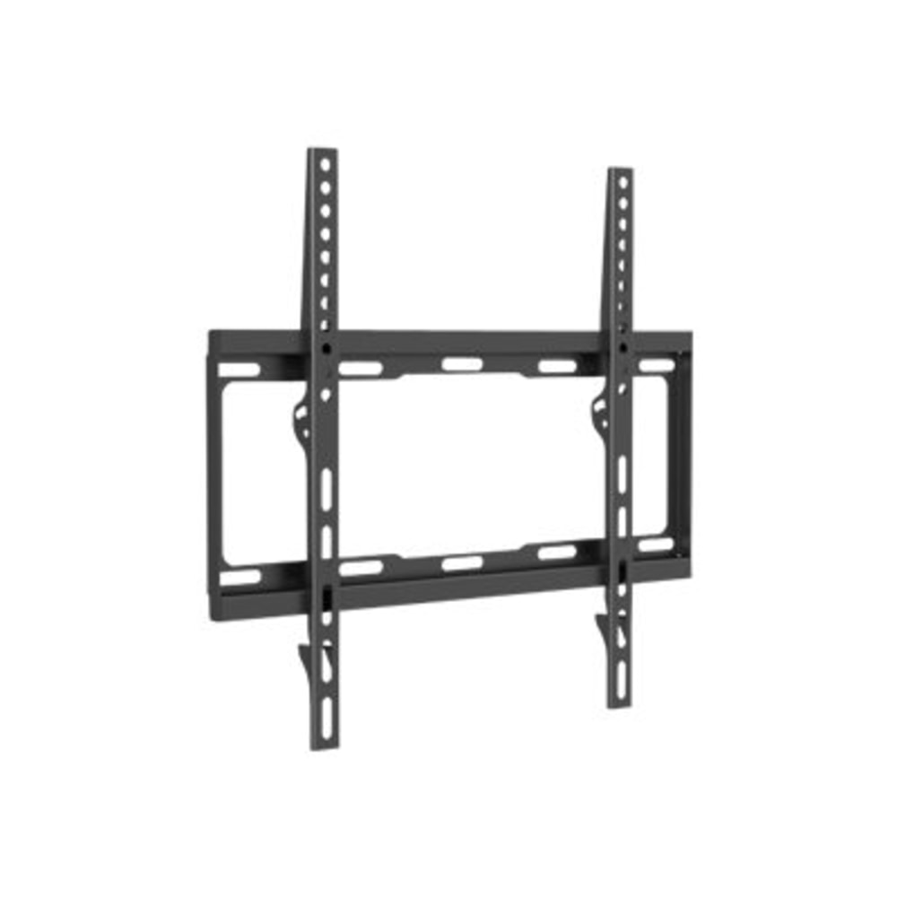 Manhattan TV & Monitor Mount, Wall, Fixed, 1 screen, Screen Sizes: 32-55in, Black, VESA 200x200 to 400x400mm, Max 40kg, LFD, Lifetime Warranty - Bracket - for flat panel - heavy duty steel - screen size: 32in-55in - wall-mountable