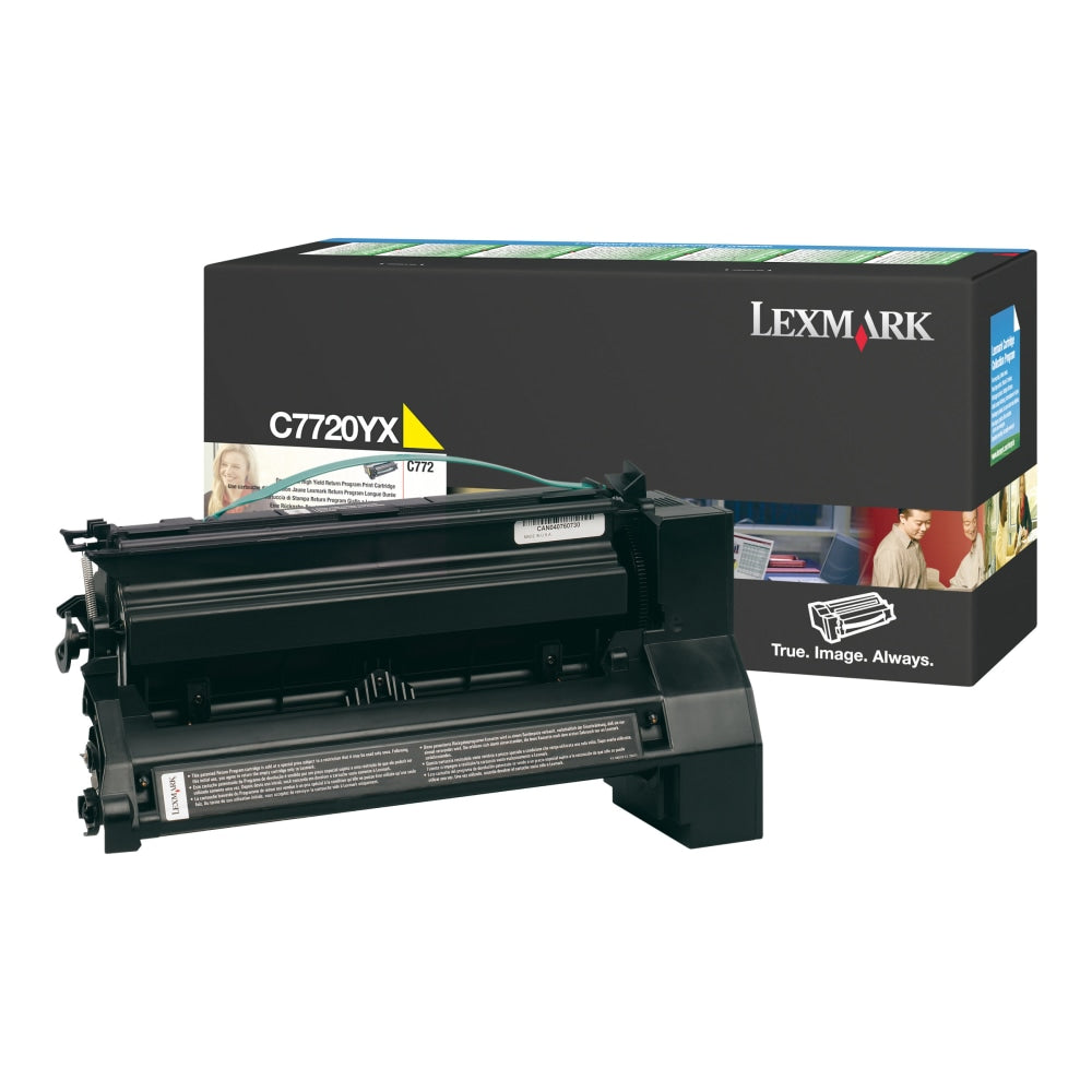 Lexmark C7720YX Yellow High Yield Toner Cartridge