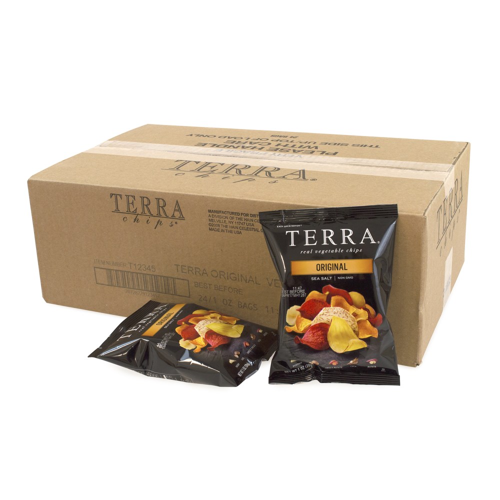 Terra Real Vegetable Chips, Original, 1 Oz, Pack Of 24