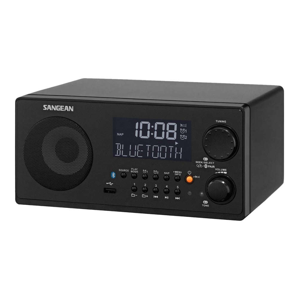 Sangean-WR-22 - Clock radio - 7 Watt - black