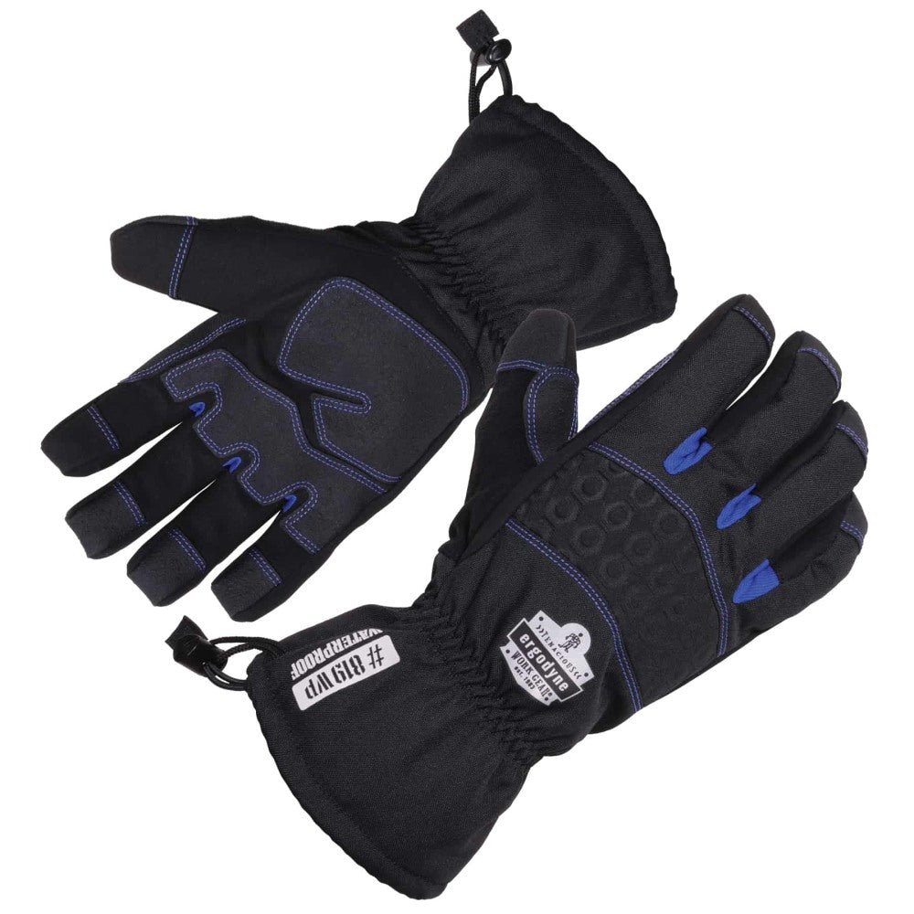 Ergodyne ProFlex 819WP Extreme Thermal Waterproof Gloves, X-Large, Black