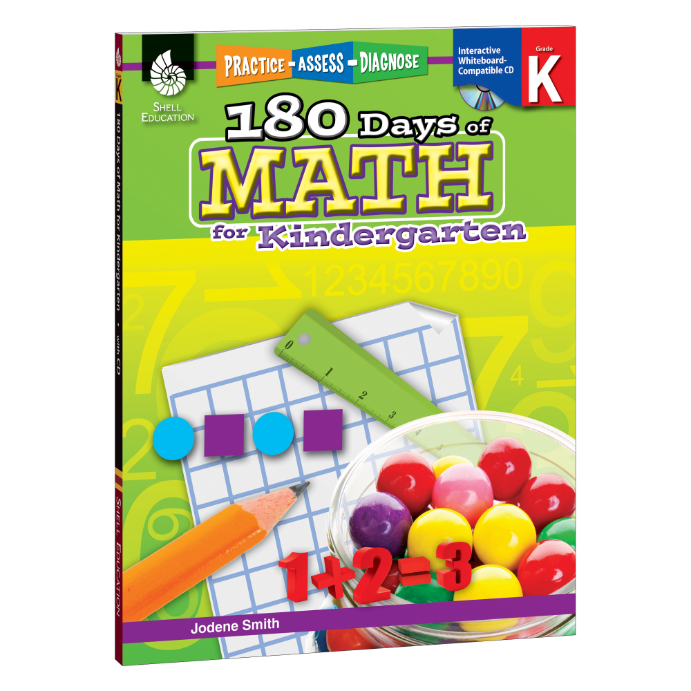 Shell Education 180 Days of Math Practice, Grade K