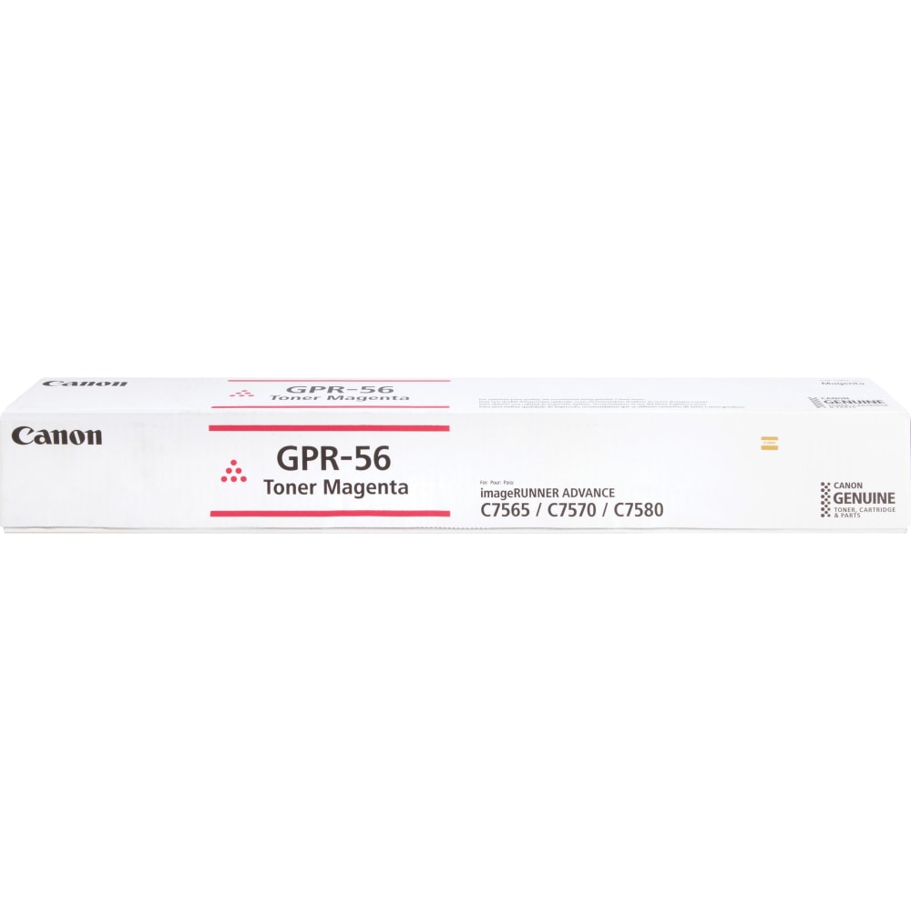 Canon GPR-56 Toner Bottle Cartridge - Laser - Magenta - 66500 Pages - 1 Each